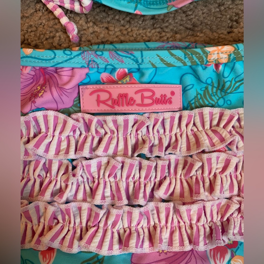 Ruffle Butts. 6-12m two piece. UPF 50+ - Picture 4 of 6